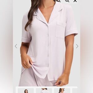 Cozy Earth Lilac Pajama Shirt Size Large NWT